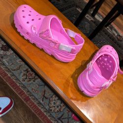 Post Malone Pink Crocs Size 9-10