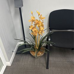Fake Silk Orchid Plant