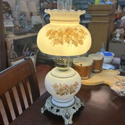Vintage Hurricane Table Lamp