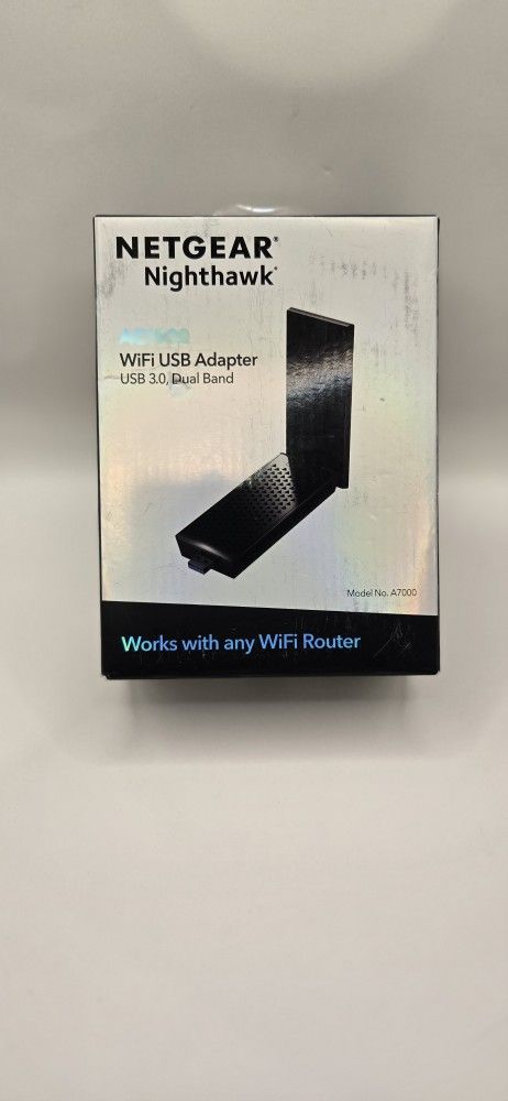 New Netgear A7000 AC1900 Nighthawk AC1900 WiFi USB 3.0 Dual Band Adapter