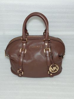 Michael Kors Designer Purse Handbag. Brown Gold. Retail $400. Authentic. Like New