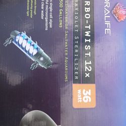 Coralife

Turbo Twist 12X UltraViolet Sterilizer 36W (500 gal) - Coralife


