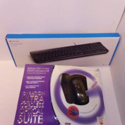 2 Keyboards With Mouse Microsoft - Laptop PC Wireless Wired 600 Apple HP New In Box Resale Flip 