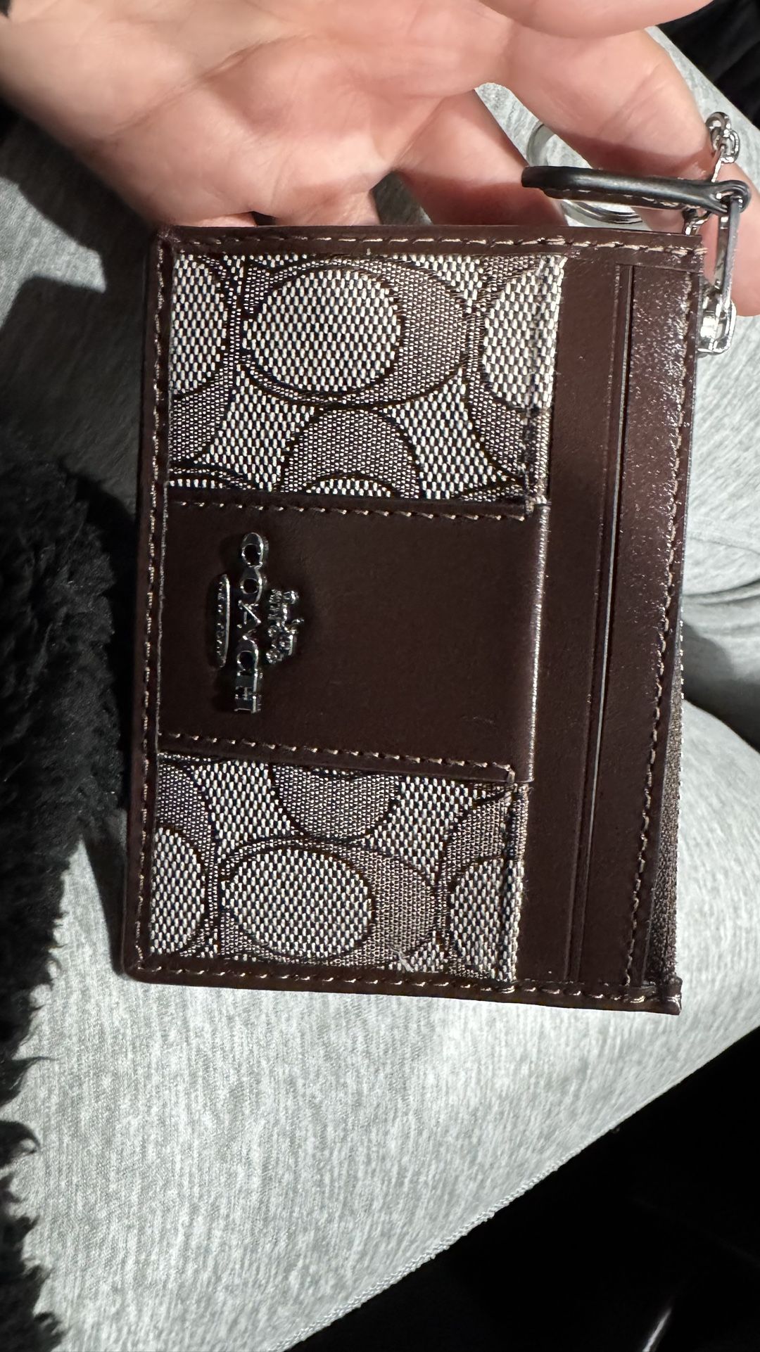 Key Chain Card Holder Coach Wallet