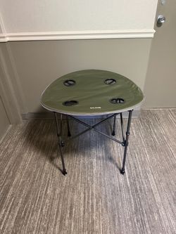 Uline Camping Folding Cup Table