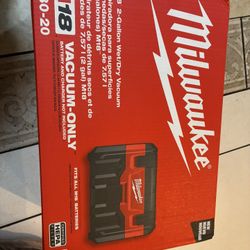 M18 Milwaukee  2- Gallon Wet/ Dry Vacuum 
