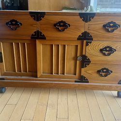 Wooden Cabinet And Organizer