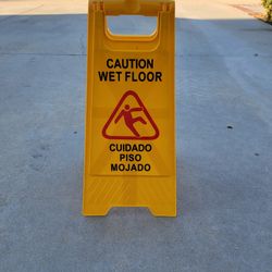Wet Floor, Caution, Signs