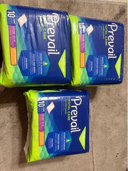 Prevail total care underpads