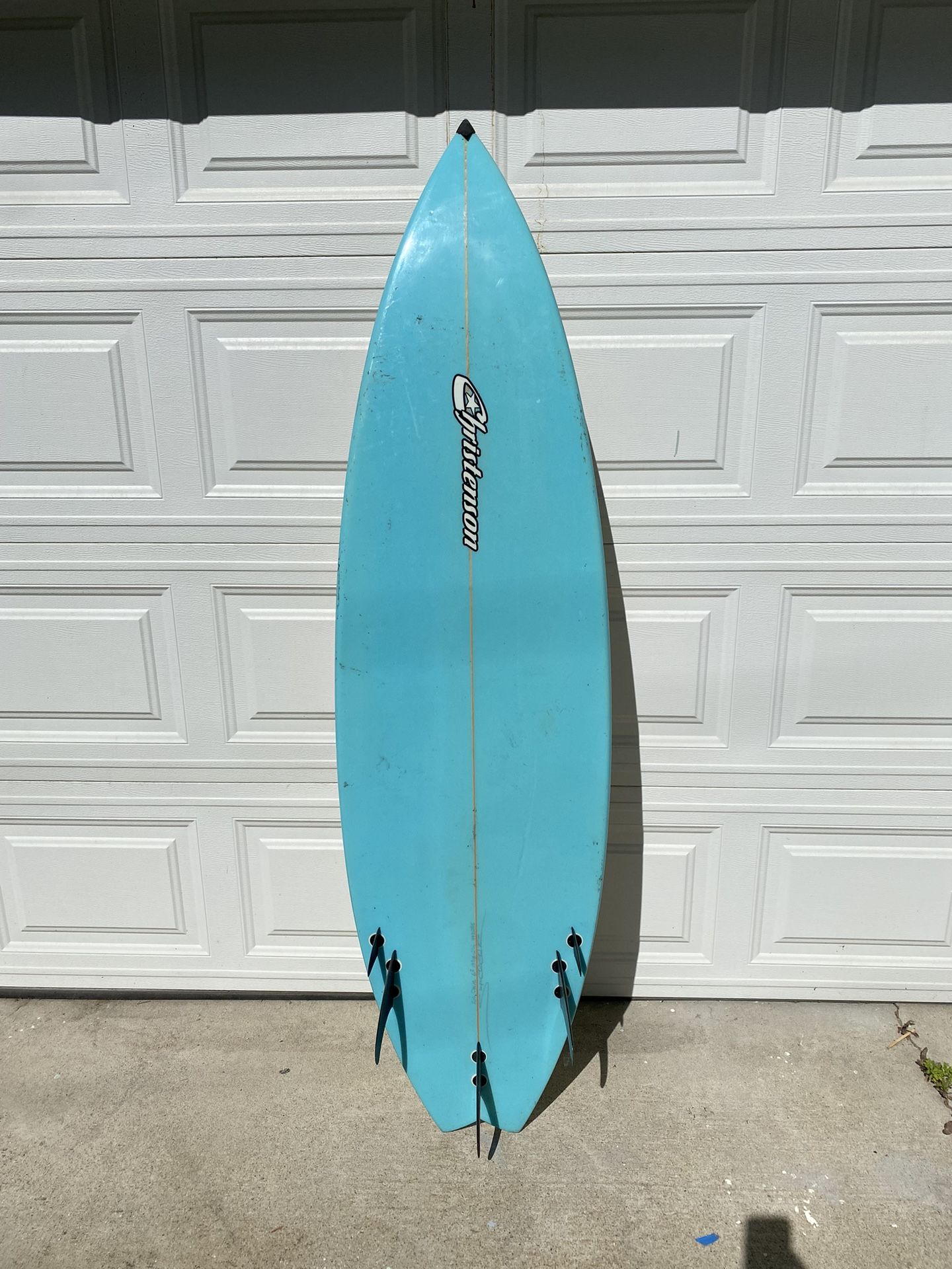 Turquoise 6’ Surfboard 