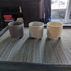 Three Small Planters