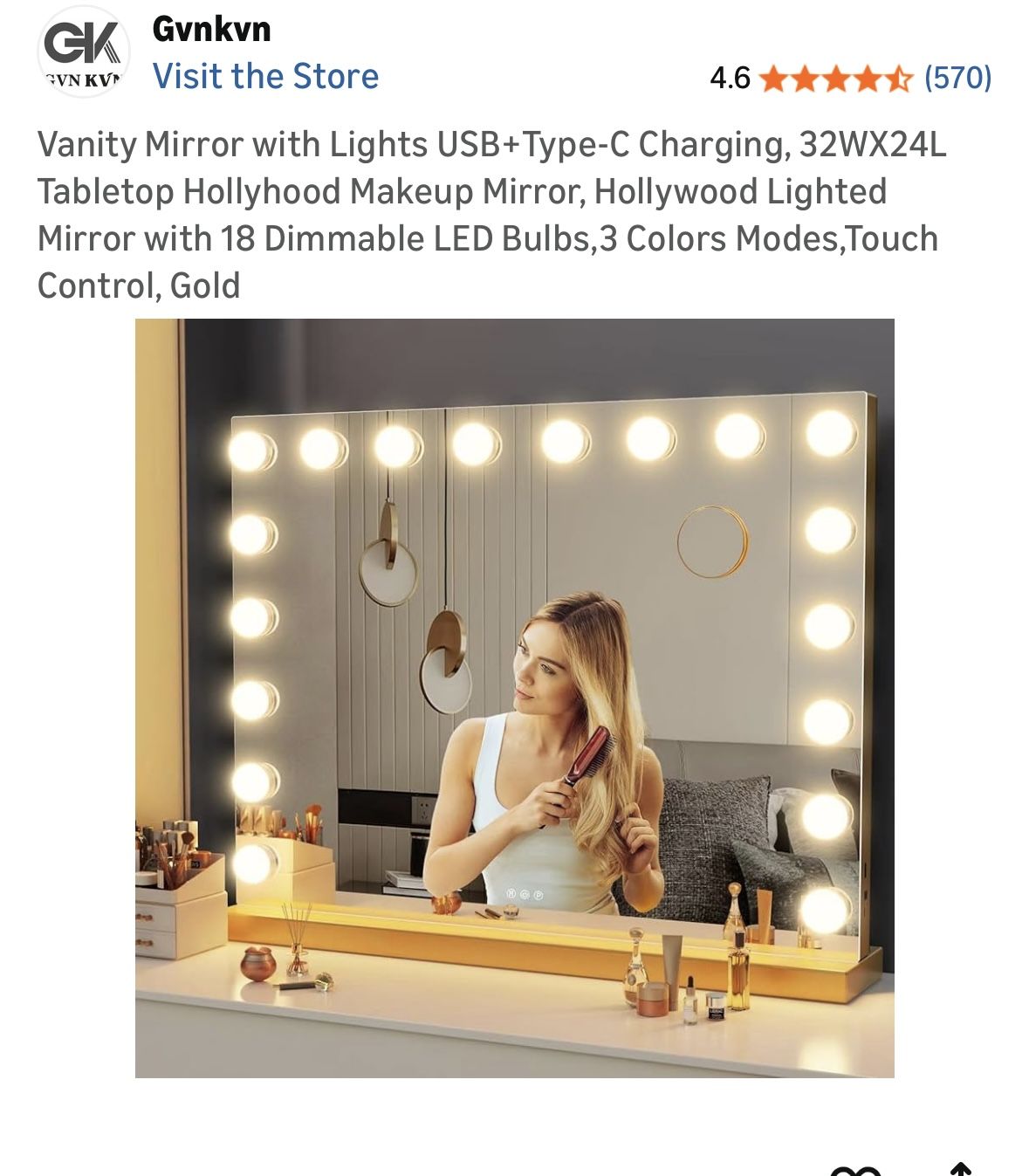 Vanity Mirror with Lights