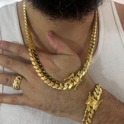 chain and bracelet set