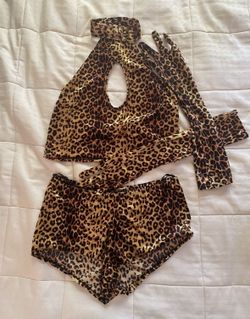 Halloween Leppard Print Suit-small/med