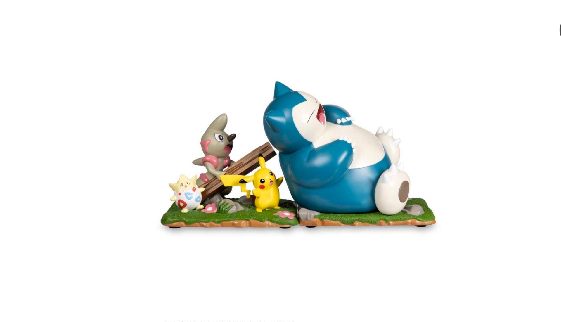 Pokemon Center Exclusive Slumbering Snorlax Bookends Brand New Sealed