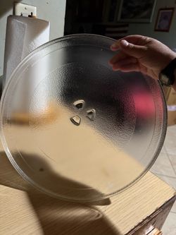 Microwave glass turn table plate