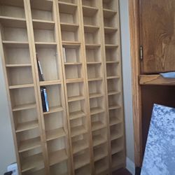 CD/multi Media Shelves wood(4)