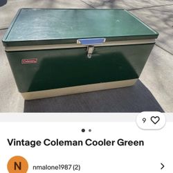 Vintage Coleman Cooler 