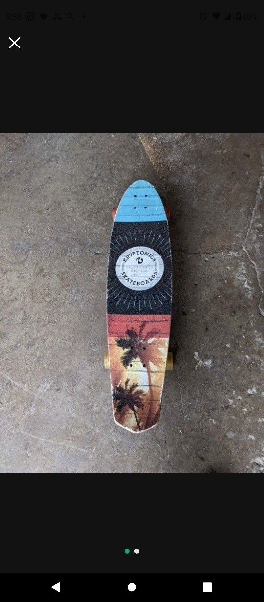 Kryptonics Longboard Skateboard
