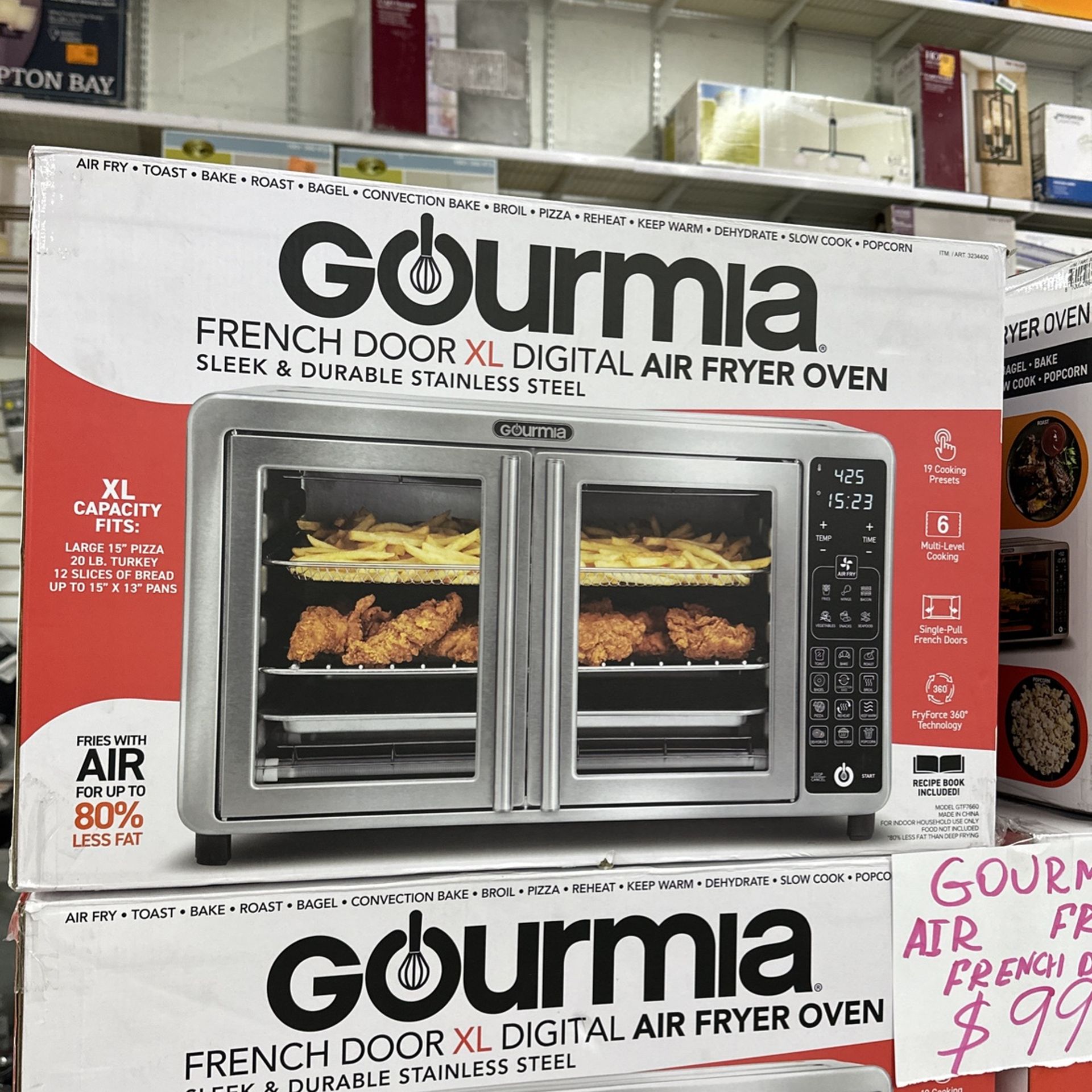 Gourmia French Door XL Digital Air Fryer Oven