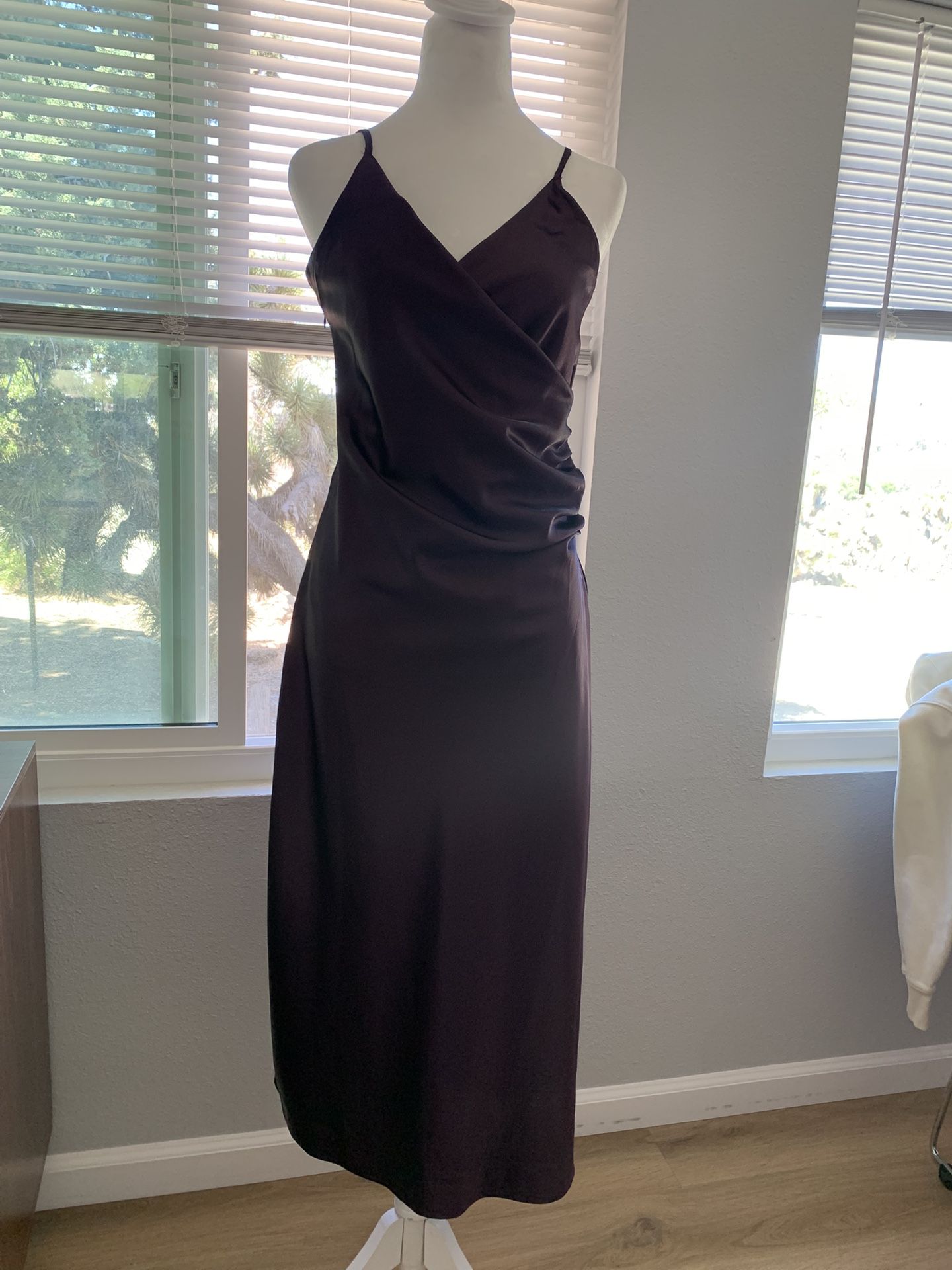 Purple Long Classy Dress