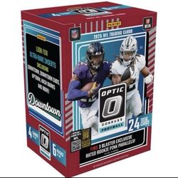 2025 Panini Donruss Optic NFL Football Sealed Red Blaster Box IN HAND