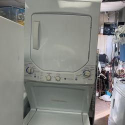 Washer and Dryer GE . Gas Dryer .