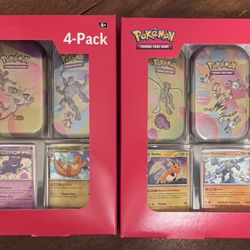 ⭐ Pokémon 151 Mini Tin 4-Pack Bundle — Brand New (Sealed)