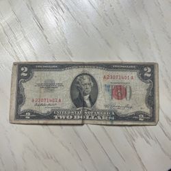 US $2 Red Seal 1953