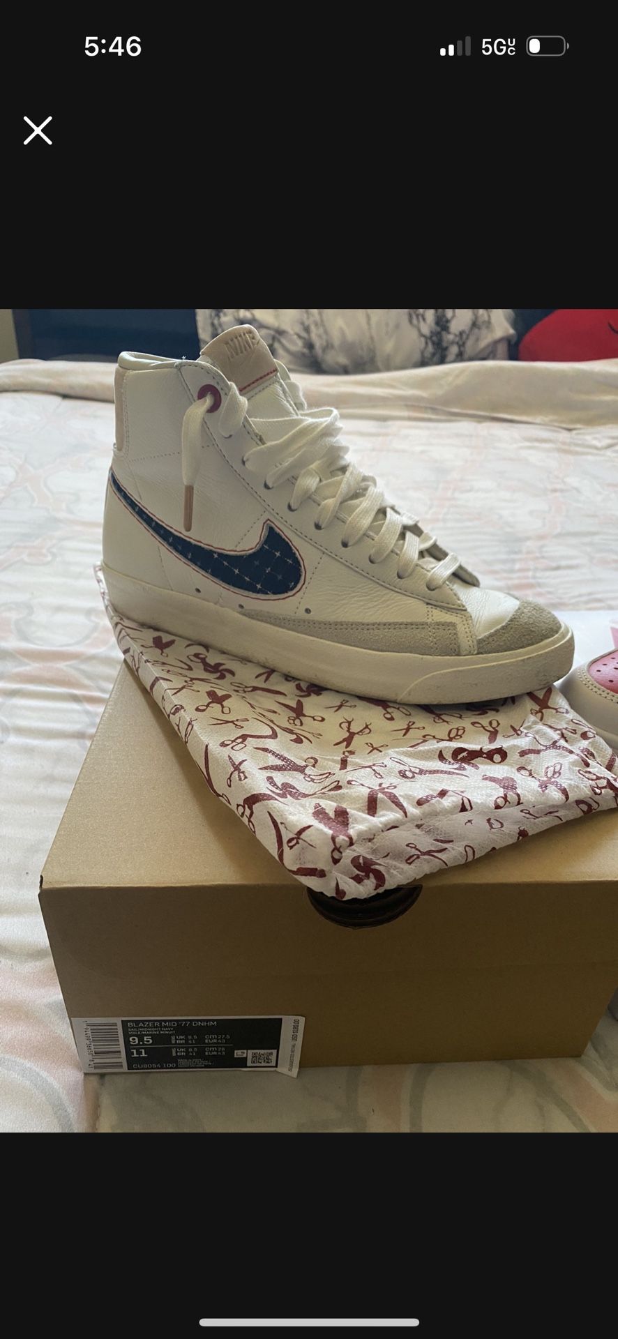 Nike Blazer Mid 77 Denham Size 9.5 for Sale in Plainfield, IL - OfferUp
