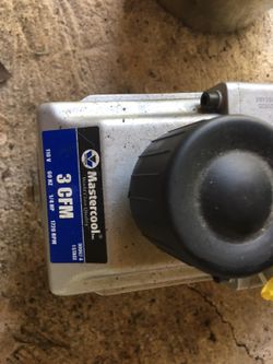 Vacuum pump works fine don't use anymore