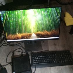HP MINI ELITE 800 DESKTOP i7/G6 -DELL MONITOR 