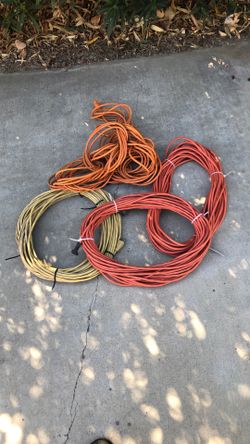 4 Quantity 100ft Electric Cords