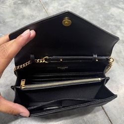 YSL Black Purse Cassandre 