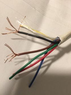 Wire for any purpose. 6 colors wiring for $0.50 a yard