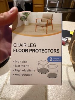 Chair Leg Floor Protectors — 4 Pieces