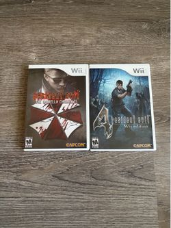 Resident Evil Nintendo Wii Games Bundle