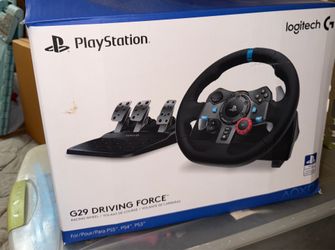 Logitech G29 Driving Force Racing Wheel and Pedals for PlayStation 4/5/PC: USB Connection