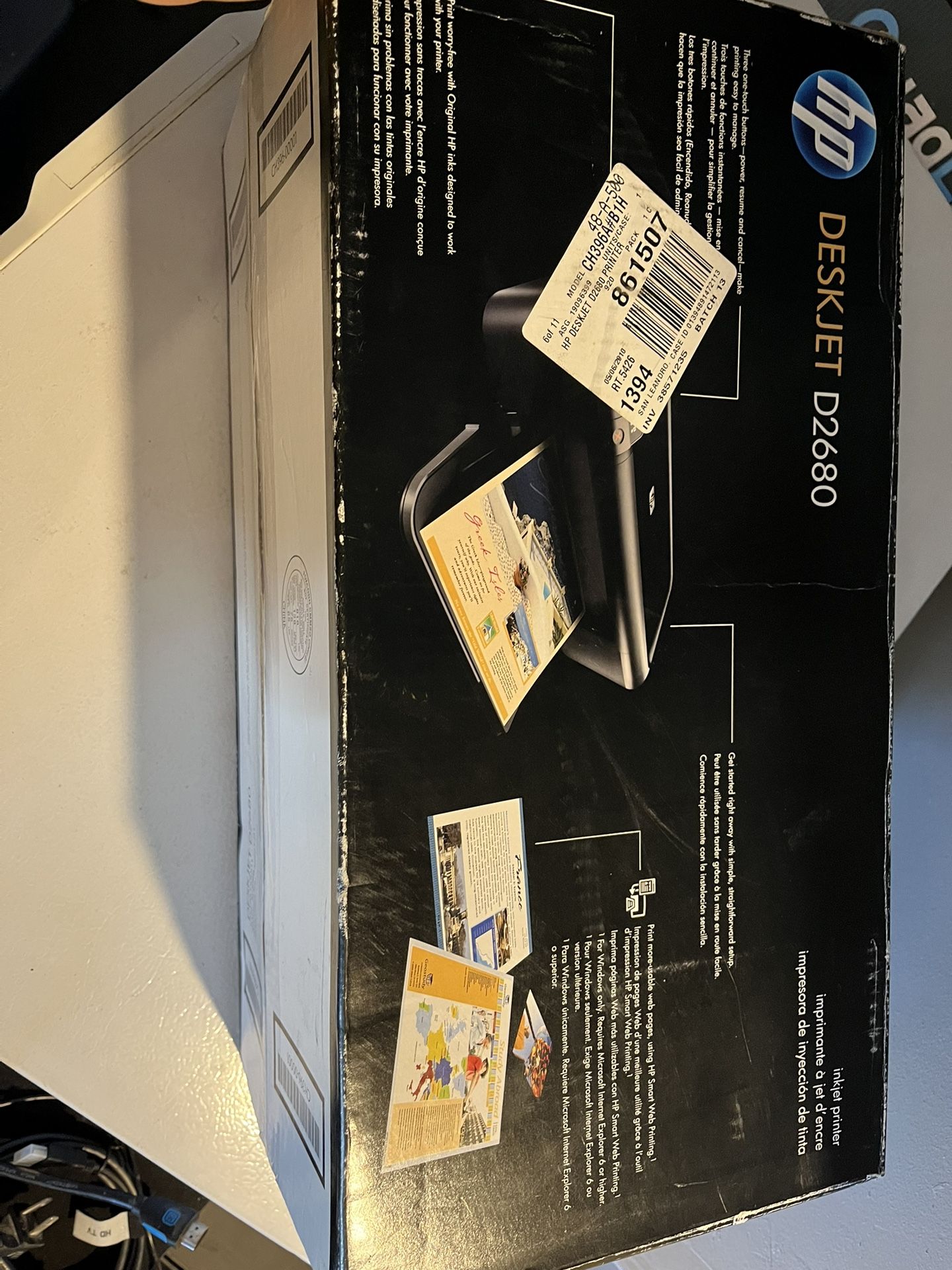 HP DeskJet D2680 Standard Inkjet Printer