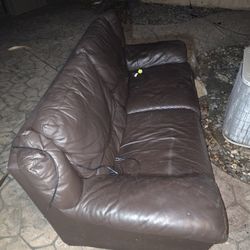Leather Couch 