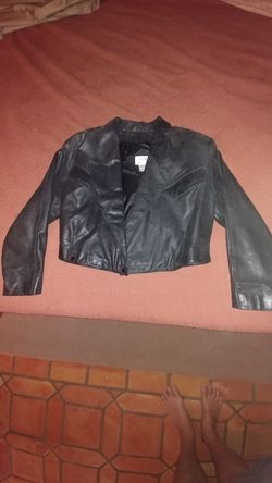 Ladies leather jacket