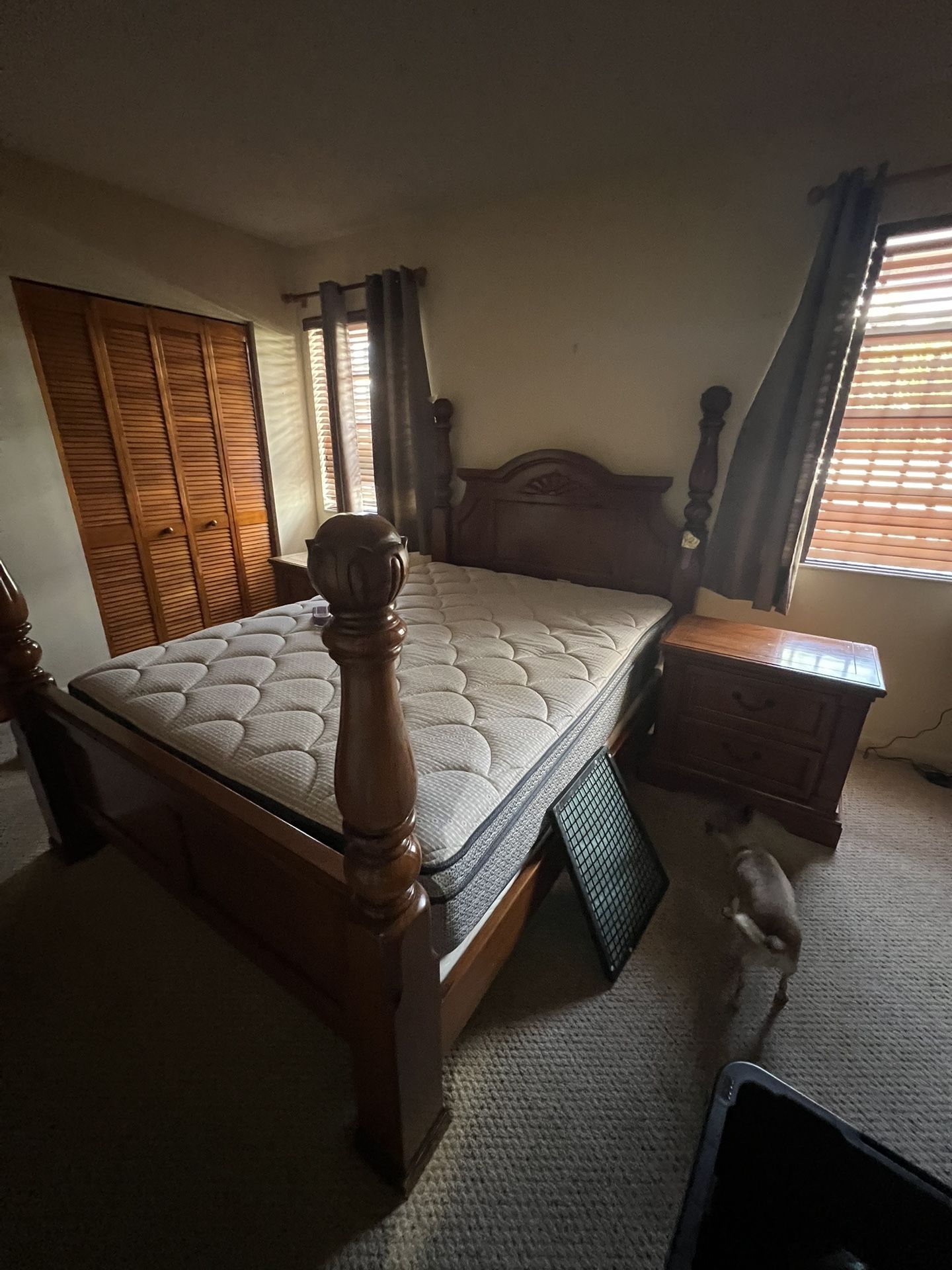 Sofa, Recliner, Desk, TV Stand, Brazilian Wood Bedroom Set (Bundle And Single Items For Sale)