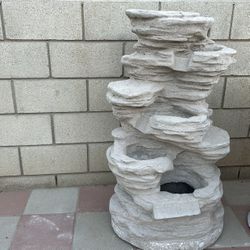 New Water Fountain Made Out Of Cement Perfect Gift 
