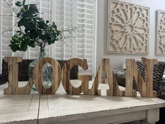 Wooden Letters- Wall Decor- Rustic