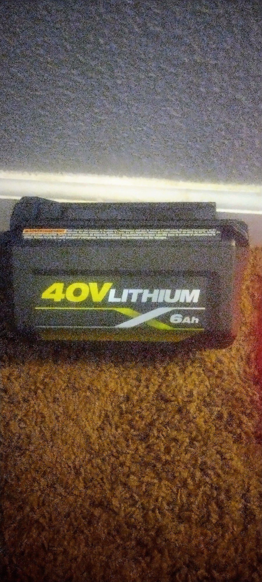 Ryobi 40v Lithium Battery 