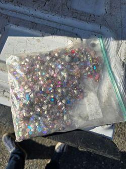 Bag of Rhinestones and Beads