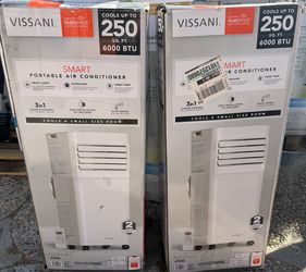 Vissani 6000 BTU Smart Portable Air Conditioner