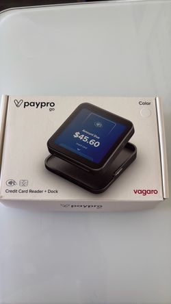 Vagaro Paypro Go Credit Card Reader + Dock
