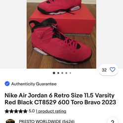Jordan’s 10.5-11 Dead Stock 