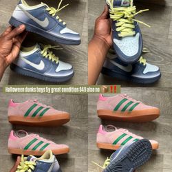 Halloween Dunks Size 5y Boys